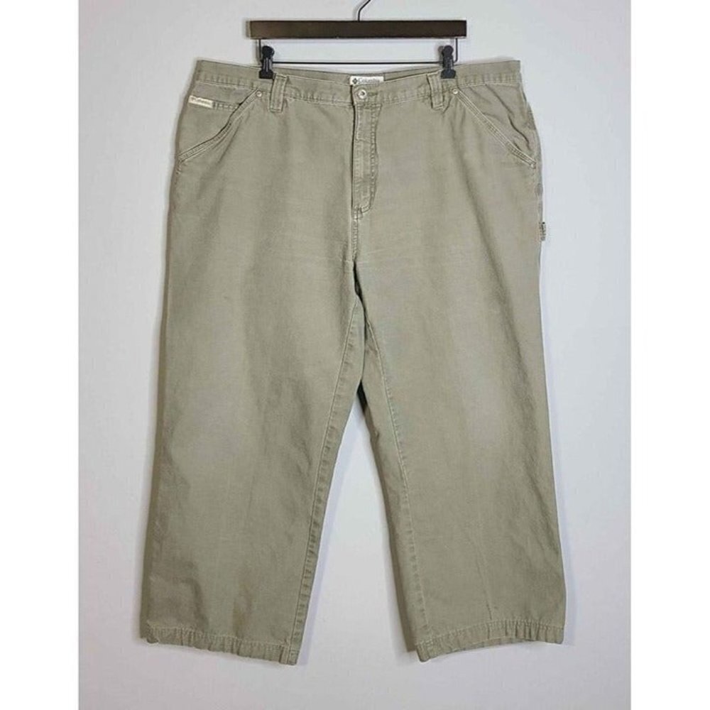 Columbia Mens Straight Leg Sage Carpenter Pants Size 42"×27"